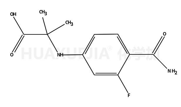 Alanine, N-​[4-​(aminocarbonyl)​-​3-​fluorophenyl]​-​2-​methyl