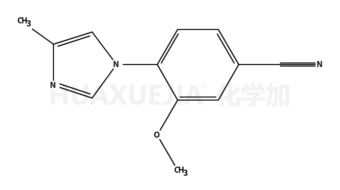 3-Methoxy-4-(4-methyl-1H-imidazol-1-yl)benzonitrile