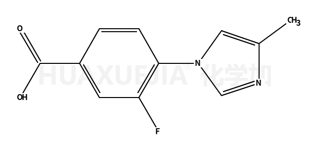 3-氟-4-(4-甲基-1H-咪唑-1-基)苯甲酸