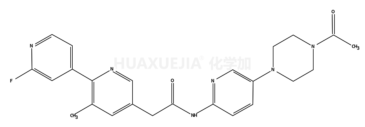 [2,4'-Bipyridine]-5-acetamide, N-[5-(4-acetyl-1-piperazinyl)-2-pyridinyl]-2'-fluoro-3-methyl-