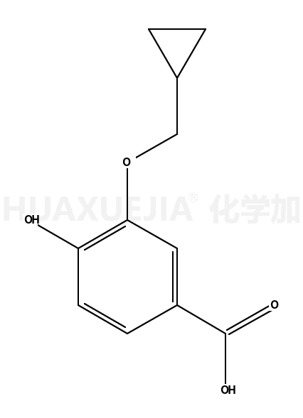 3-(cyclopropylmethoxy)-4-hydroxybenzoic acid