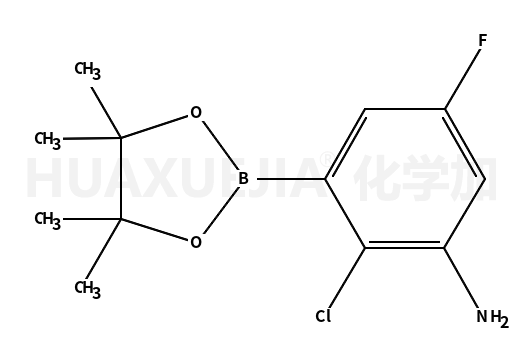 2-氯-5-氟-3-(4,4,5,5-四甲基-1,3,2-二噁硼烷-2-基)苯胺