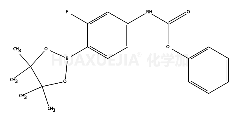 phenyl 3-fluoro-4-(4,4,5,5-tetramethyl-1,3,2-dioxaborolan-2-yl)phenylcarbamate