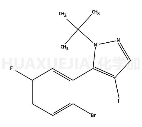 5-(2-溴-5-氟苯基)-1-(叔丁基)-4-碘-1H-吡唑