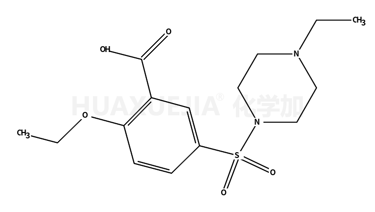 2-ethoxy-5-(4-ethylpiperazin-1-yl)sulfonylbenzoic acid