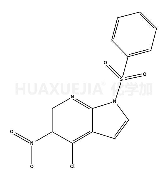 4-chloro-5-nitro-1-(phenylsulfonyl)-1H-pyrrolo[2,3-b]pyridine