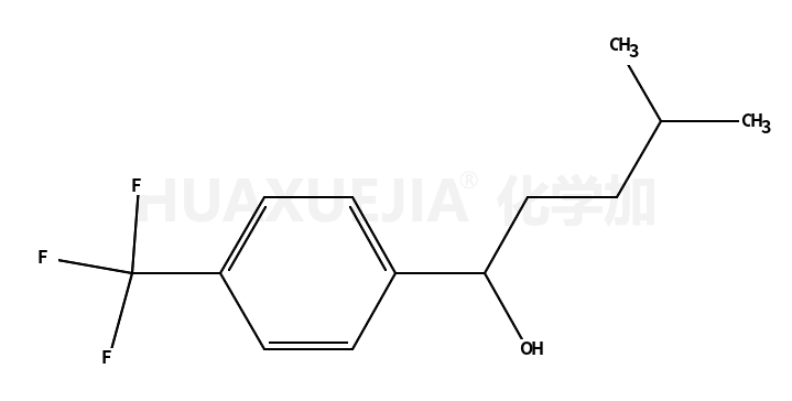 1-(4-(trifluoromethyl)phenyl)-4-methylpentan-1-ol