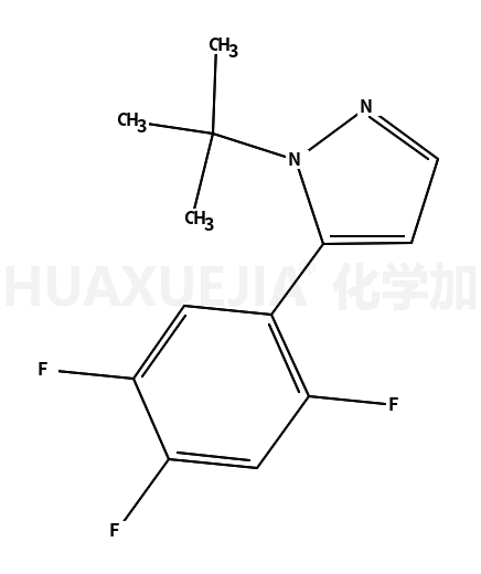 1-(叔丁基)-5-(2,4,5-三氟苯基)-1H-吡唑