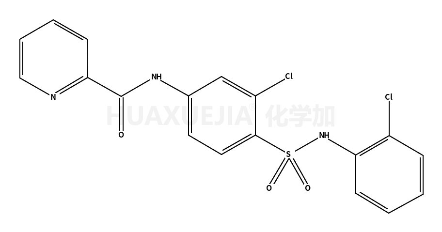 N-[3-chloro-4-[(2-chlorophenyl)sulfamoyl]phenyl]pyridine-2-carboxamide