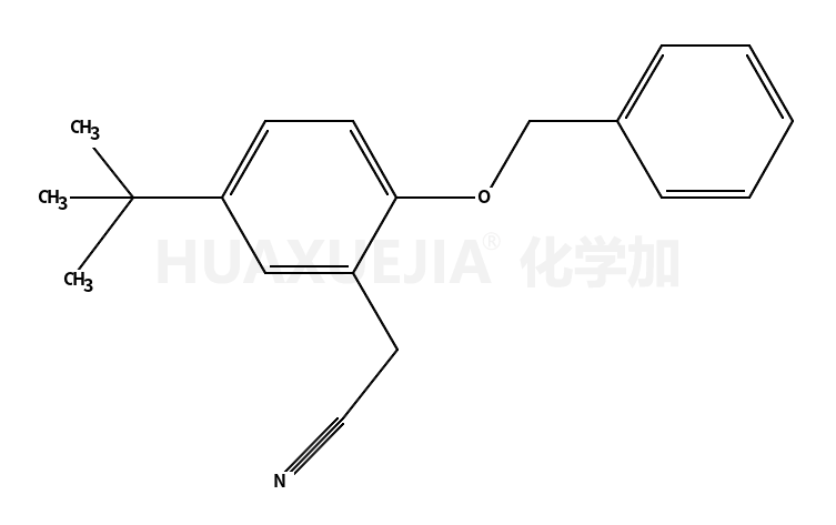 2-(5-tert-butyl-2-phenylmethoxyphenyl)acetonitrile