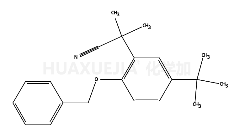 2-(2-(苄氧基)-5-(叔丁基)苯基)-2-甲基丙腈