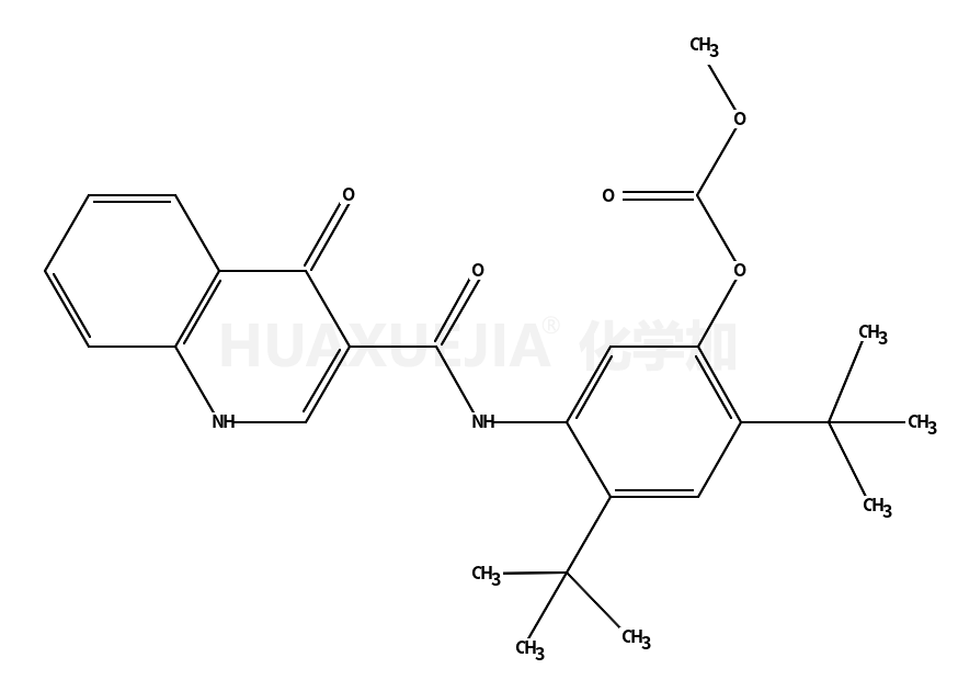 5-[[(1,4-二氢-4-氧代-3-喹啉基)羰基]氨基]-2,4-双(叔丁基)苯甲酯碳酸