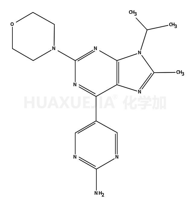 5-(8-methyl-2-morpholin-4-yl-9-propan-2-ylpurin-6-yl)pyrimidin-2-amine