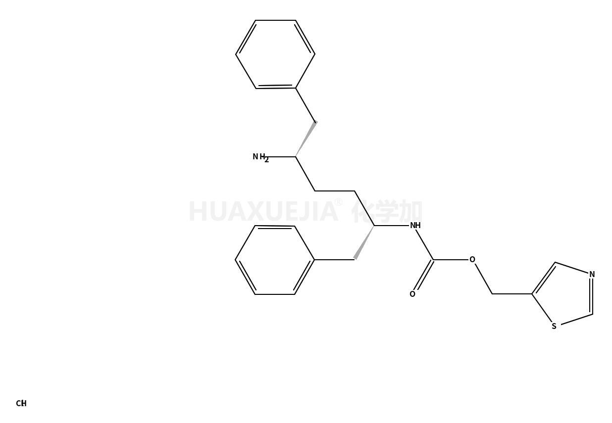 N-[(1R,4R)-4-氨基-5-苯基-1-芐基戊基]氨基甲酸 5-噻唑基甲基酯鹽酸鹽