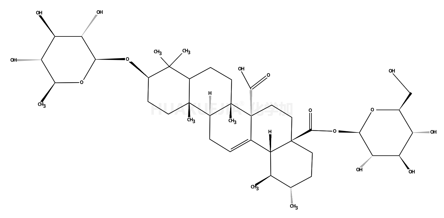 Quinovic acid 3-O-(6-deoxyglucoside) 28-O-glucosyl ester