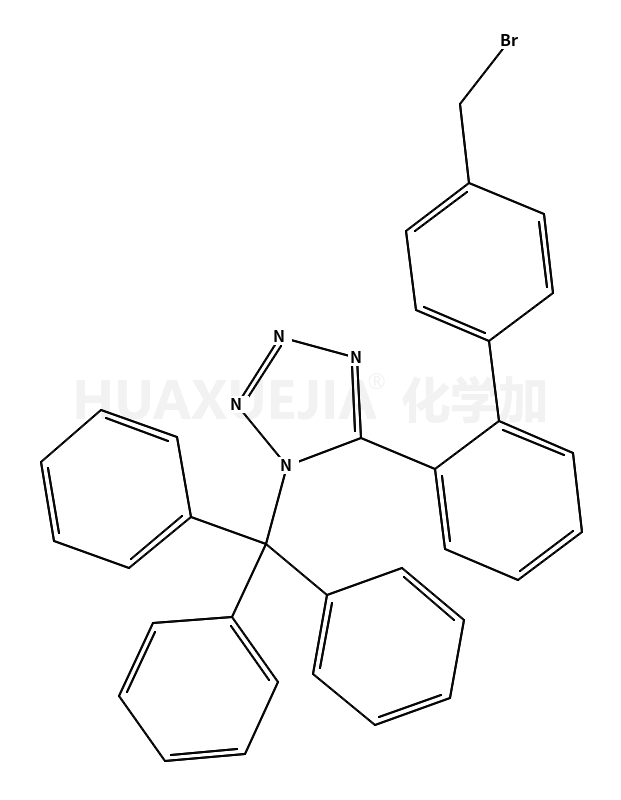 N-(三苯基甲基)-5-(4'-溴甲基联苯-2-基)四氮唑