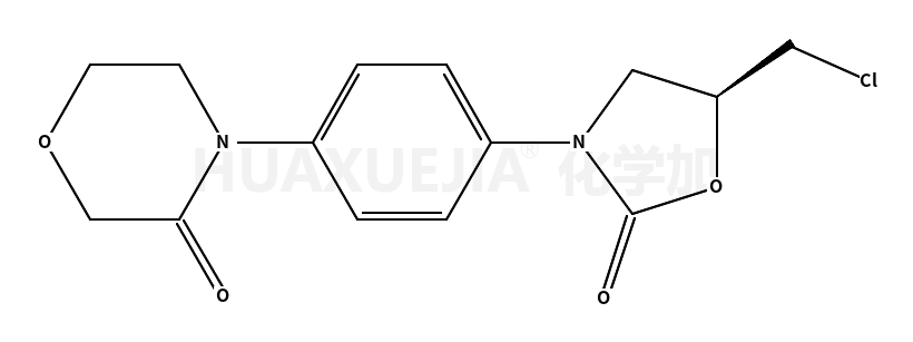 4-{4-[(5R)-5-(chloromethyl)-2-oxo-1,3-oxazolidin-3-yl]phenyl}morpholin-3-one