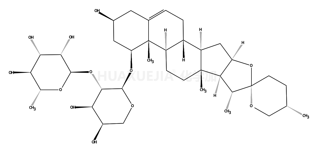 25(S)-鲁斯可皂苷元-1-O-α-L-吡喃鼠李糖基-(1→2)-β-D-吡喃木糖苷