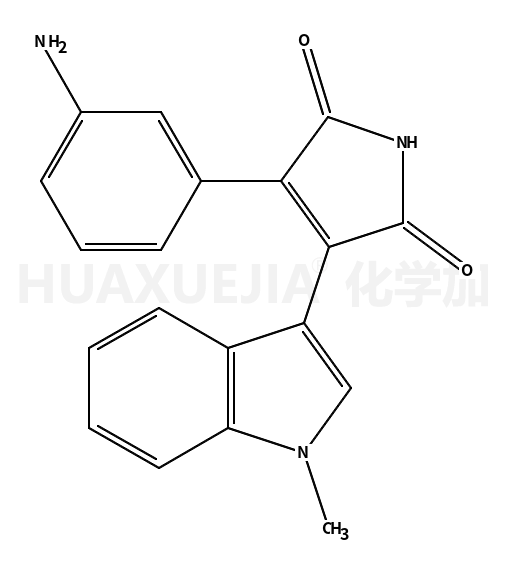 3-(3-氨基苯基)-4-(1-甲基-1H-吲哚-3-基)吡咯-2,5-二酮