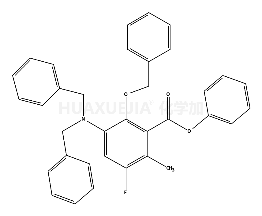 phenyl 2-(benzyloxy)-3-(dibenzylamino)-5-fluoro-6-methylbenzoate