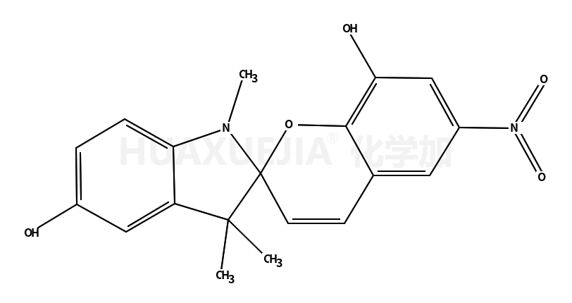(+/-)-1',3',3'-trimethyl-6-nitrospiro[chromene-2,2'-indoline]-5',8-diol