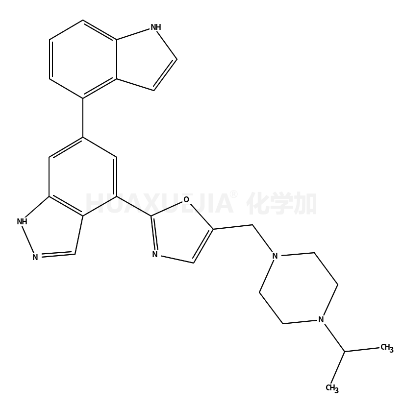 6-(1H-indol-4-yl)-4-(5-((4-isopropylpiperazin-1-yl)methyl)oxazol-2-yl)-1H-indazole