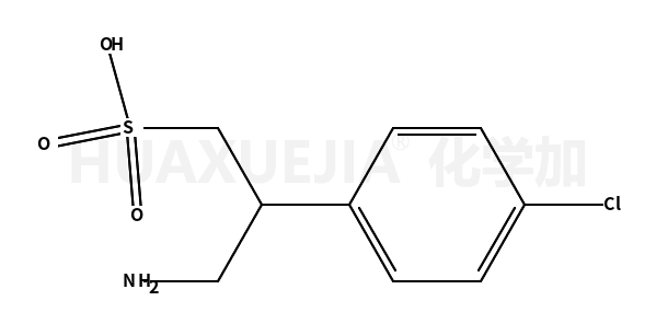 β-(氨基甲基)-4 氯代苯乙烷磺酸