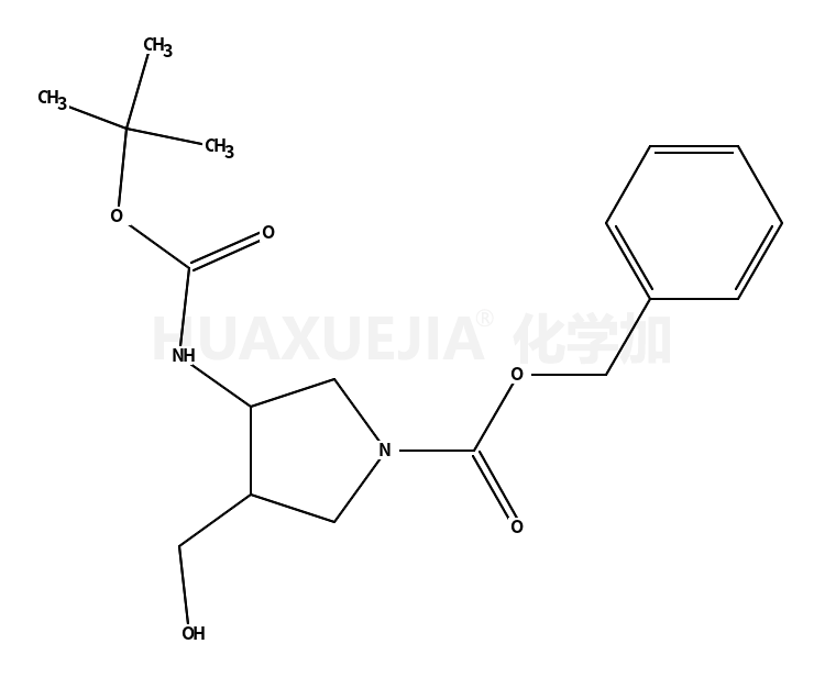 3-(N-叔丁氧基羰基)氨基-4-羟基甲基-n-苄氧基羰基吡咯烷