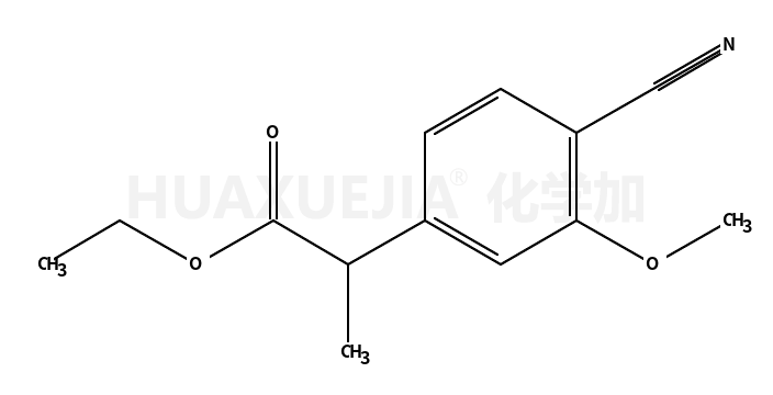 2-(4-氰基-3-甲氧基苯基)丙酸乙酯