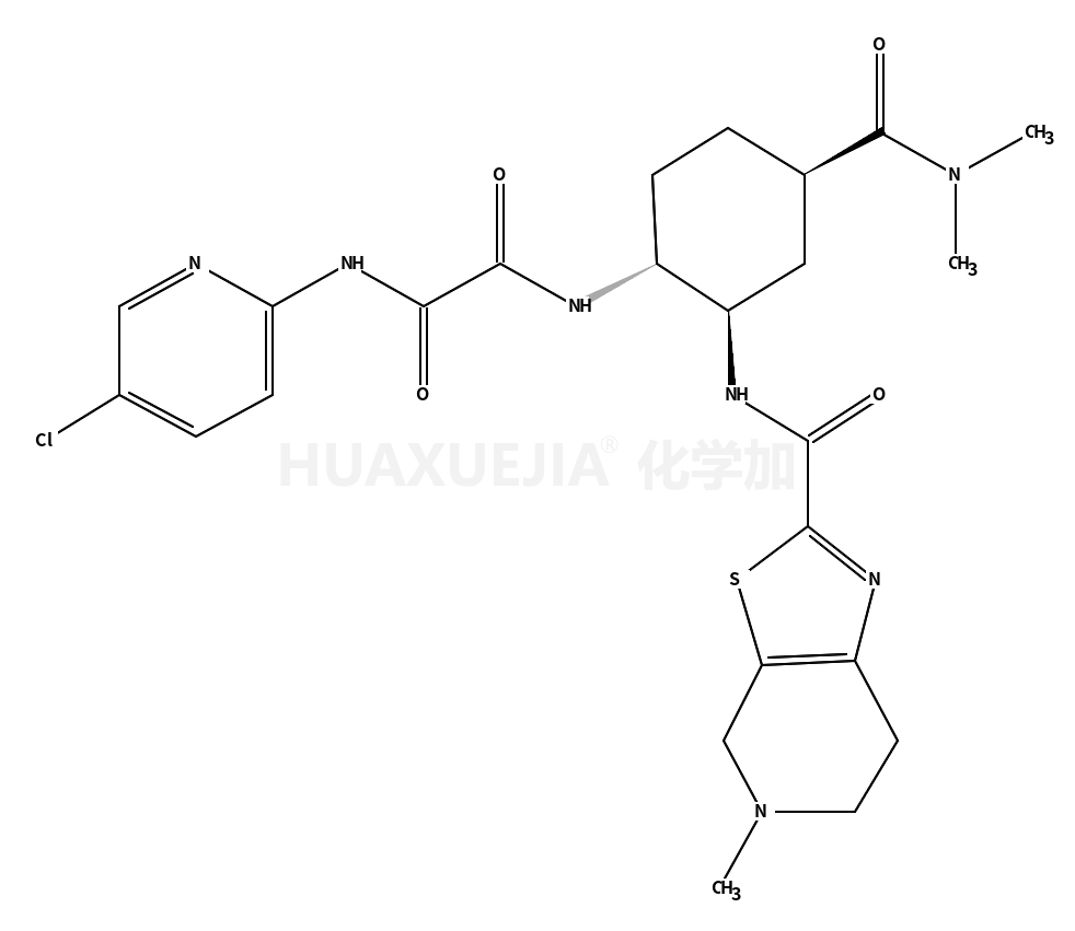 N1-(5-Chloropyridin-2-yl)-N2-((1S,2S,4S)-4-(dimethylcarbamoyl)-2-(5-methyl-4,5,6,7-tetrahydrothiazolo[5,4-c]pyridine-2-carboxamido)cyclohexyl)oxalamide