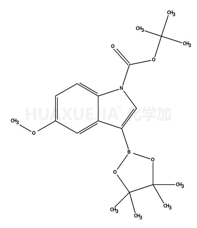 1-Boc-5-甲氧基吲哚-3-硼酸频那醇酯