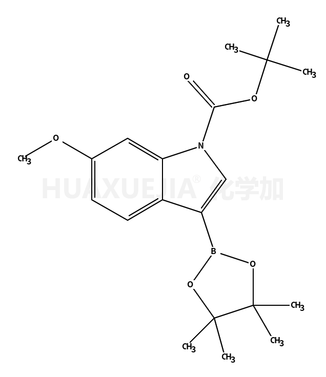 1-Boc-6-甲氧基吲哚-3-硼酸频那醇酯