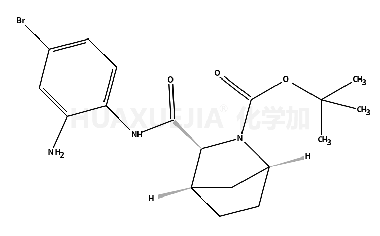 2-氮杂双环[2.2.1]庚烷-2-羧酸, 3-[[(2-氨基-4-溴苯基)氨基]羰基]-, 1,1-二甲基乙酯, (1r,3s,4s)-