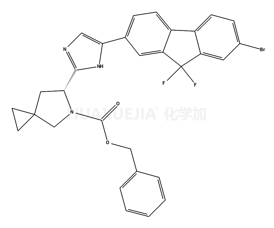 (6S)-6-[5-(7-溴-9,9-二氟-9H-芴-2-基)-1H-咪唑-2-基]-5-氮杂螺[2.4]庚烷-5-羧酸苄酯