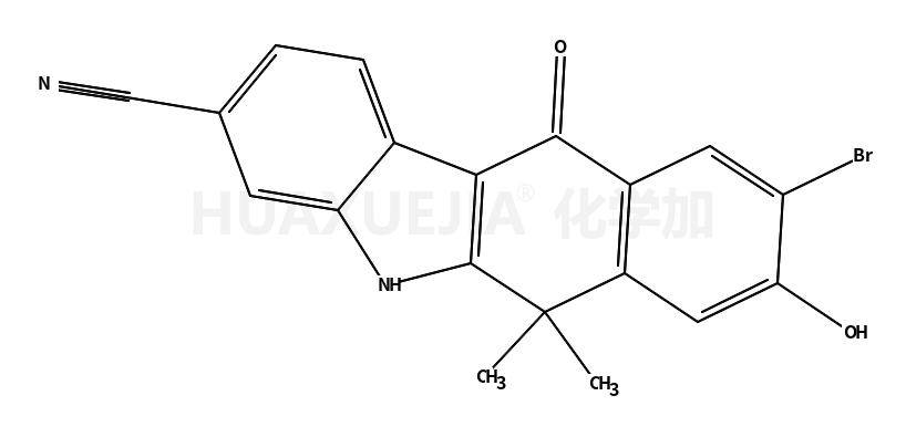 9-溴-6,11-二氢-8-羟基-6,6-二甲基-11-氧代-5H-苯并[b]咔唑-3-甲腈
