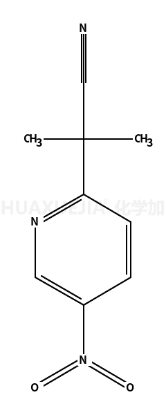 2-甲基-2-(5-硝基-2-吡啶)丙腈