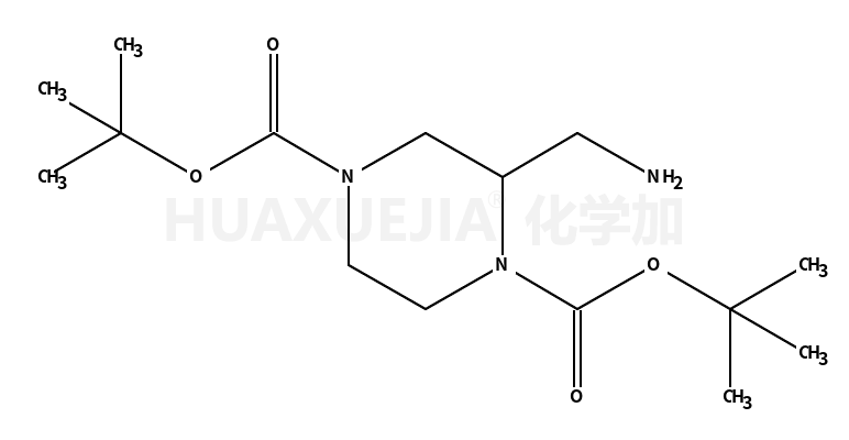 二-叔丁基2-(氨基甲基)哌嗪-1,4-二羧酸酯