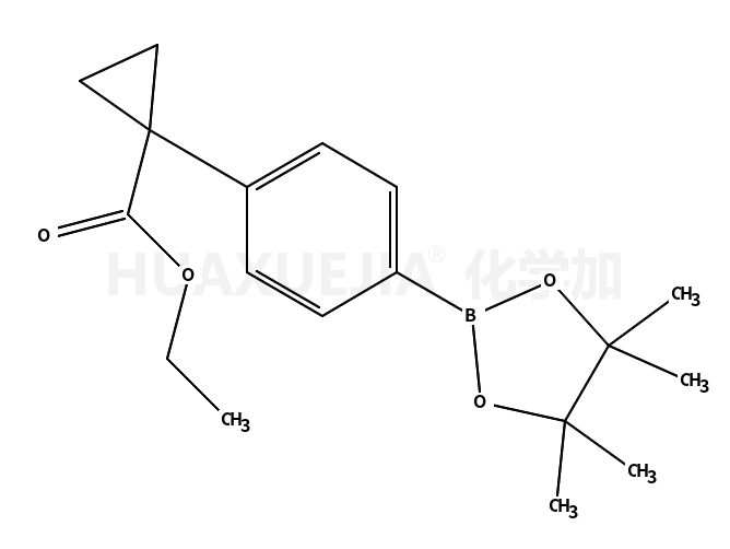 乙基 4-(1-乙氧基羰基环丙基)苯硼酸, 频哪醇 酯