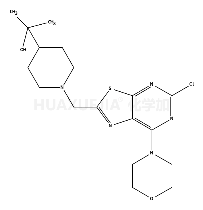 2-(1-((5-Chloro-7-morpholinothiazolo[5,4-d]pyrimidin-2-yl)methyl)piperidin-4-yl)propan-2-ol