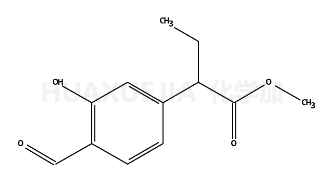methyl 2-(4-formyl-3-hydroxyphenyl)butanoate