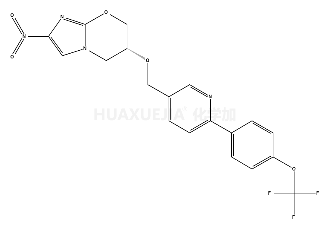 (S)-2-硝基-6-((6-(4-(三氟甲氧基)苯基)吡啶-3-基)甲氧基)-6,7-二氢-5H-咪唑并[2,1-b][1,3]噁嗪