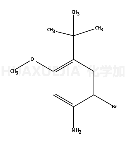 2-Bromo-5-methoxy-4-(2-methyl-2-propanyl)aniline