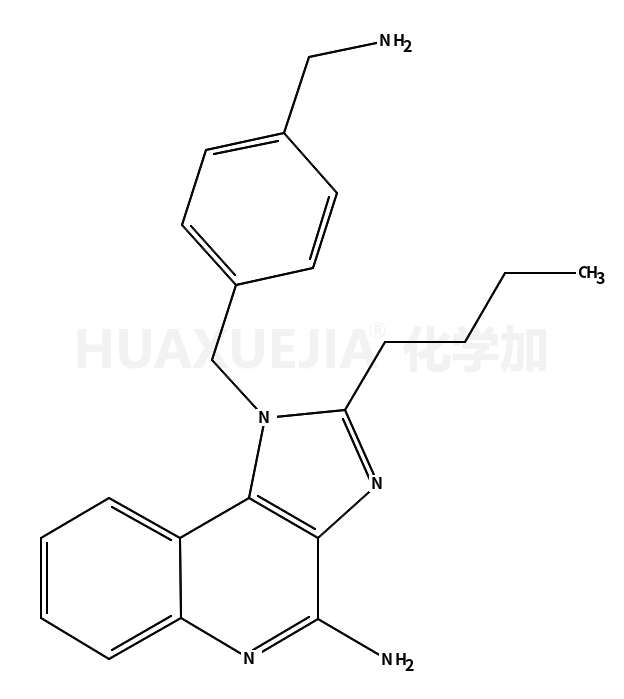 1H-IMIDAZO[4,5-C]QUINOLIN-4-AMINE,1-[[4-(AMINOMETHYL)PHENYL]METHYL]-2-BUTYL- HCL