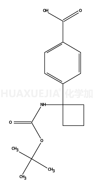 4-(1-(叔丁氧基羰基氨基)环丁基)苯甲酸