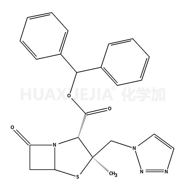 二苯甲基 (2S,3S,5R)-3-甲基-7-羰基-3-(1H-1,2,3-三唑-1-基甲基)-4-硫杂-1-氮杂二环[3.2.0]庚烷-2-羧酸酯