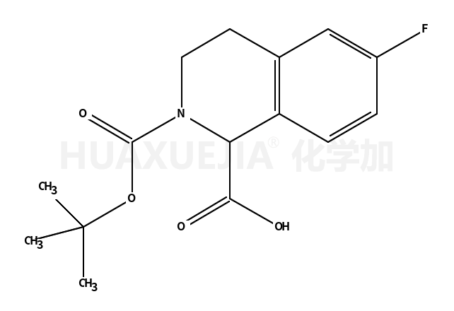 6-fluoro-2-[(2-methylpropan-2-yl)oxycarbonyl]-3,4-dihydro-1H-isoquinoline-1-carboxylic acid