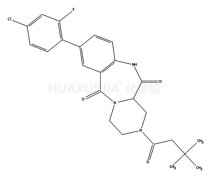 7-(4-chloro-2-fluorophenyl)-2-(3,3-dimethylbutyryl)-1,3,4,11a-tetrahydro-2H,10H-2,4a,10-triazadibenzo[a,d]cycloheptene-5,11-dione