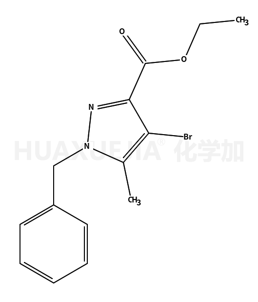 1-苄基-4-溴-5-甲基-1H-吡唑-3-羧酸乙酯