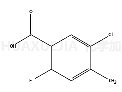 2-氟-4-甲基-5-氯苯甲酸