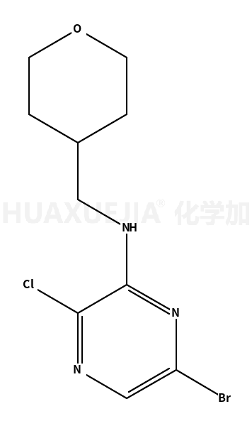 6-溴-3-氯-n-((四氢-2H-吡喃-4-基)甲基)吡嗪-2-胺